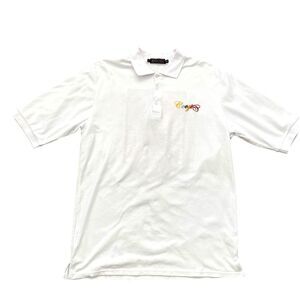 Coogi White Polo Shirt for Men in Size 3XL
